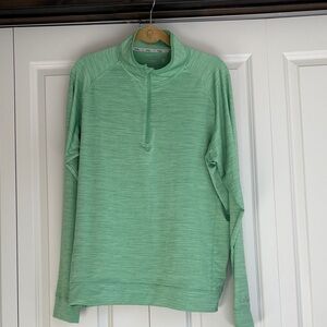 Walter Hagen Green Quarter-Zip Pullover